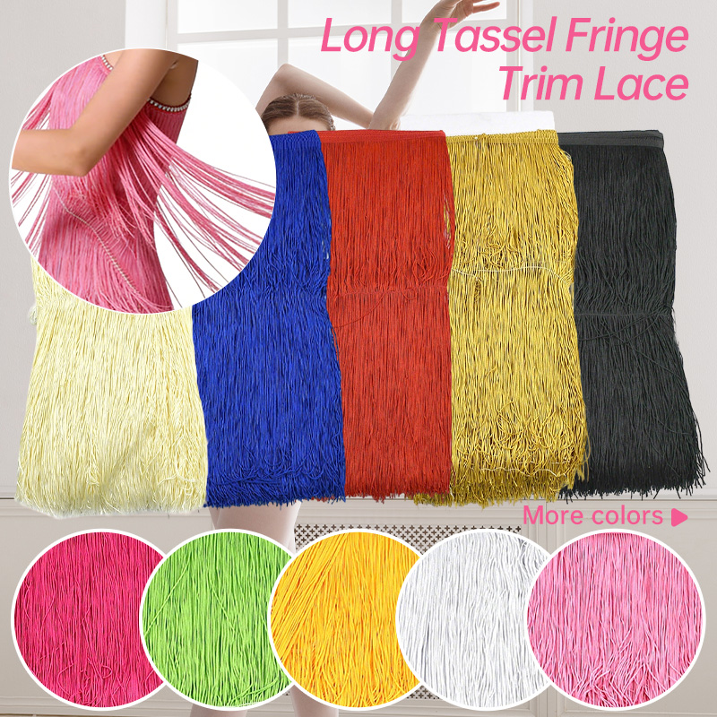 2/5Meters 50cm Long Fringes Ta - Fringe Ribbon Sewing のレビューと価格
