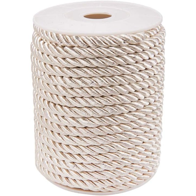 About 50 Feet Craft Nylon Rope - Cord Trim Twisted のレビューと価格