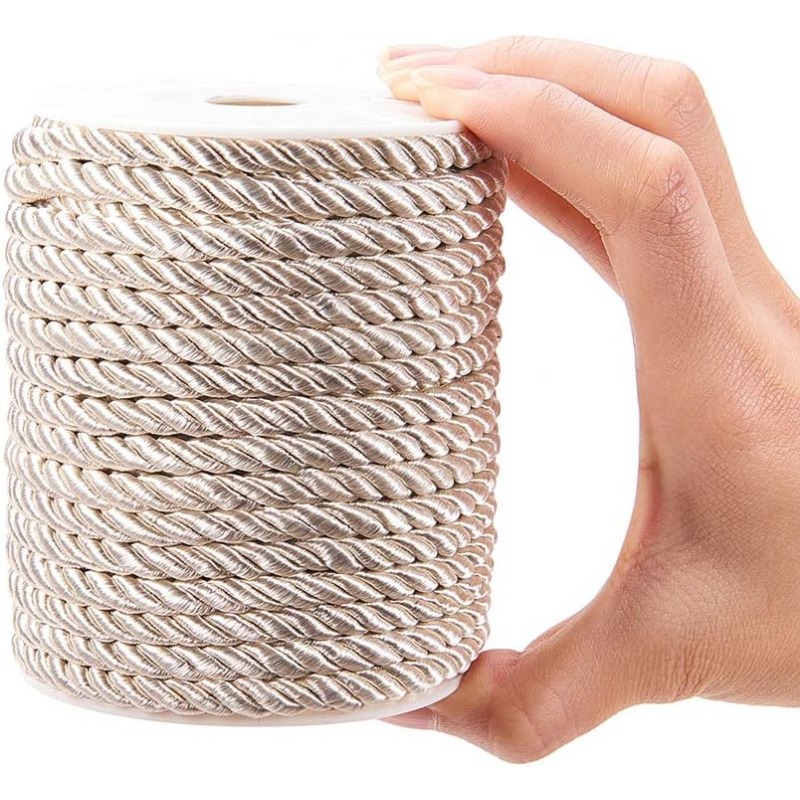 About 50 Feet Craft Nylon Rope - Cord Trim Twisted のレビューと価格