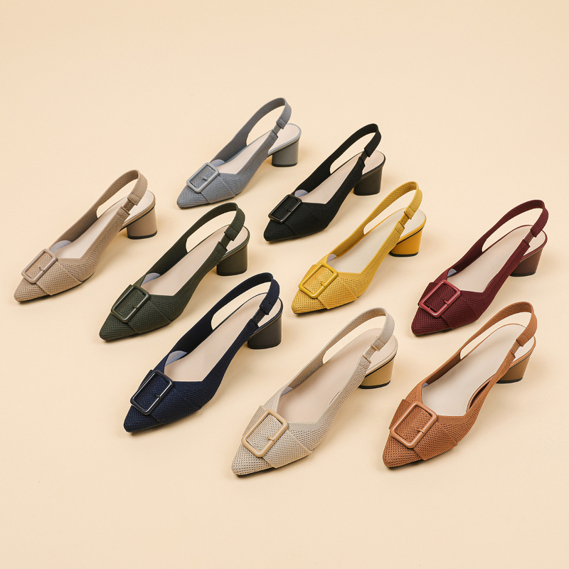 Womens Pointed Toe Knit Hollow - Embellish Knit のレビューと価格