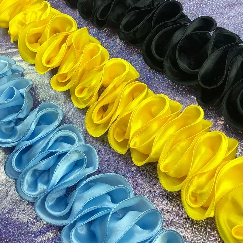 5Yards Pleated Ruffled Trim Sh - Fringe Ribbon Sewing のレビューと価格