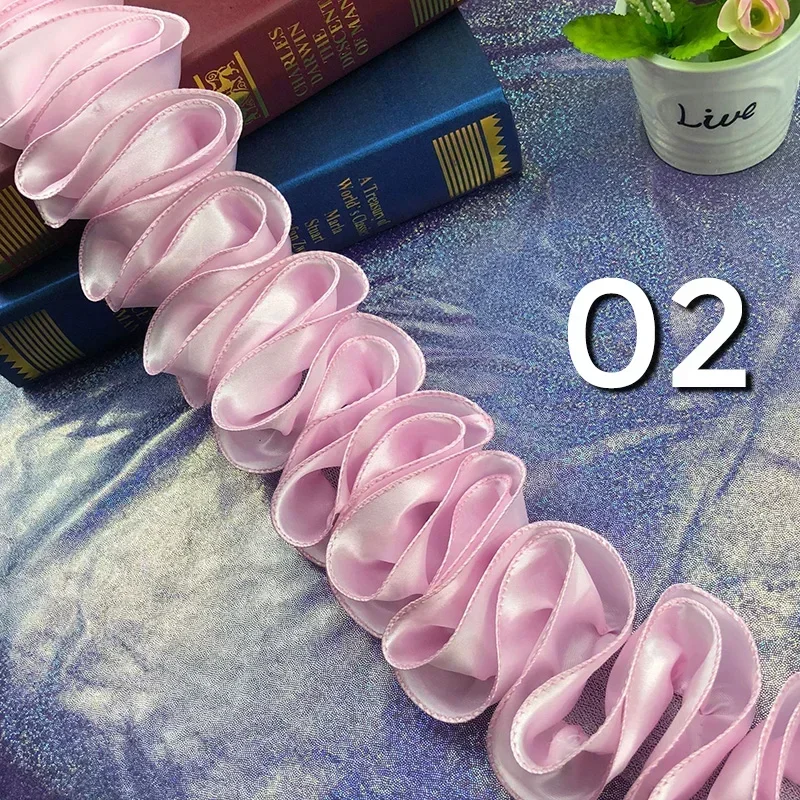 5Yards Pleated Ruffled Trim Sh - Fringe Ribbon Sewing のレビューと価格